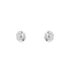 diamond studs post earrings 0.35cts 14k white gold