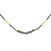Lika Behar Dylan Bar Necklace 24K Yellow Gold and Oxidized Silver | Blacy's Fine Jewelers