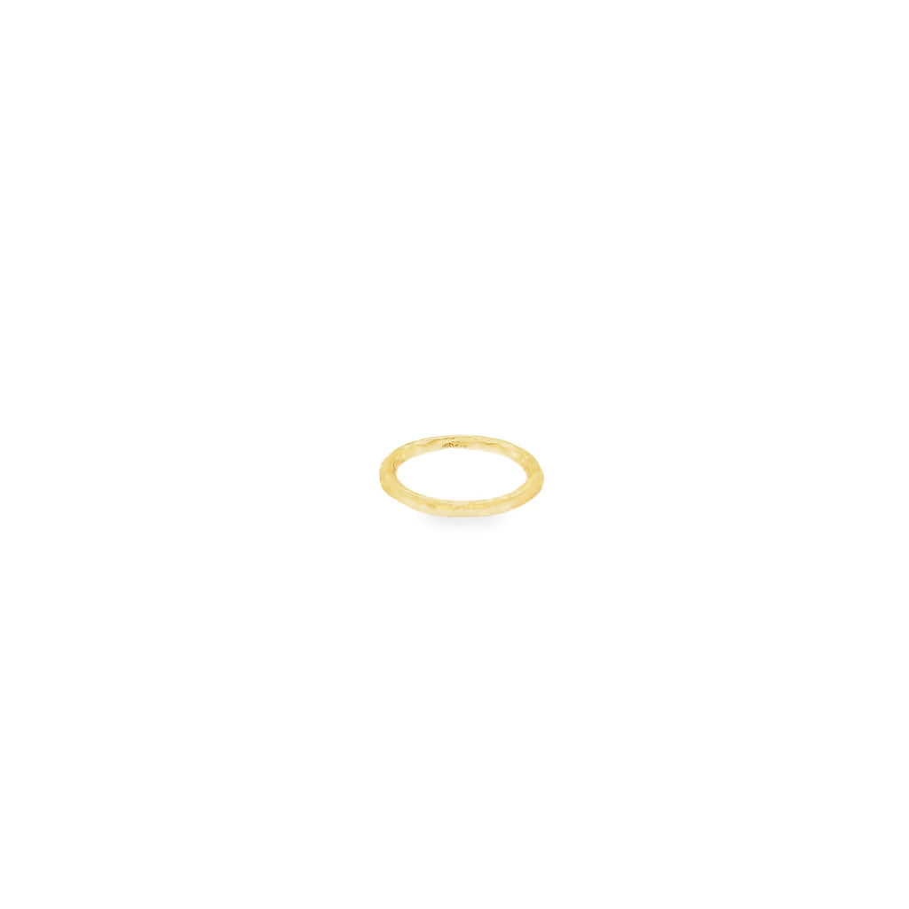 Lika Behar Pure Love Deserves Pure Gold Hammered 22Kt Stackable Band