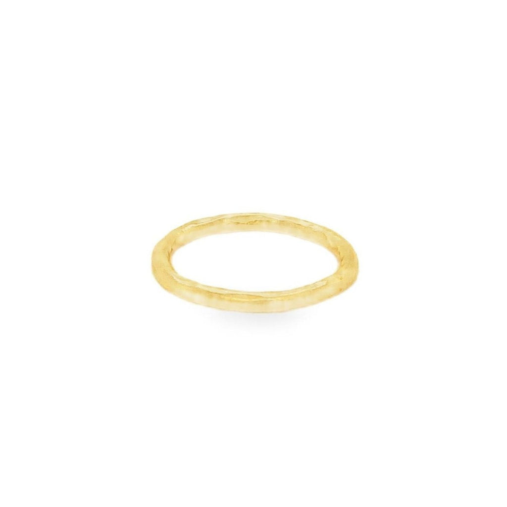 Lika Behar Pure Love Deserves Pure Gold Hammered 22Kt Stackable Band