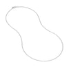 Diamond Cut Cable Link Chain in 14K White Gold