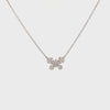 Afarin Collection Butterfly Diamond Necklace in 18KT White Gold