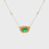 Lika Behar Amazing Mesmerizing Gems, One of a Kind Hexagon Cabochon Emerald and