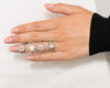 christopher designs crisscut® diamond engagement ring 18k white gold diamond  ags certified