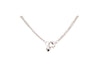 a link metropolitan double chain 21 graduating diamond necklace 0.75 cts t.w. in 18 kt white gold