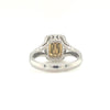 Christopher Designs L' Amour Crisscut Fancy Yellow 0.55ct Diamond Ring, 18K W.G. | Blacy's Fine Jewelers