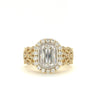 Christopher Designs L'Amour Crisscut   Diamond Ring 1.07ct With Halo | Blacy's Fine Jewelers