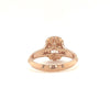 0.80ct Christopher Designs L'amour Crisscut Ring, on 14K Rose Gold | Blacy's Fine Jewelers