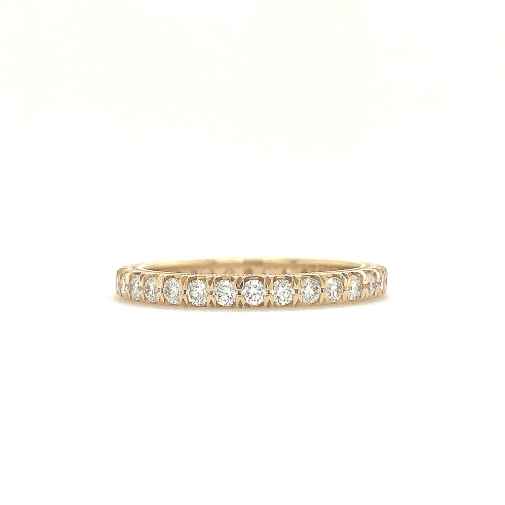 Christopher Designs Diamond Eternity Band 14K Yellow Gold Round Brilliant Diamonds 0.78 ctw | Blacy's Fine Jewelers