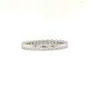 Christopher Designs Half Eternity Band, 18K White Gold, 12 Diamonds 0.43t.w. | Blacy's Fine Jewelers