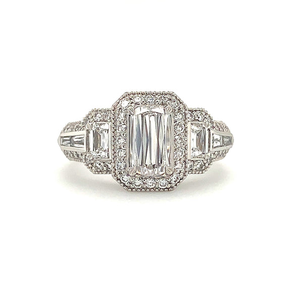 Christopher Designs L' Amour Diamond Ring 1.63 ctw 18K White Gold | Blacy's Fine Jewelers