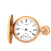 antique a. w waltham diamond 40 mm pocket watch hand engraved in 14 kt rose gold