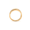 stackable fashion diamond band 0.30ct set in 14k yellow gold