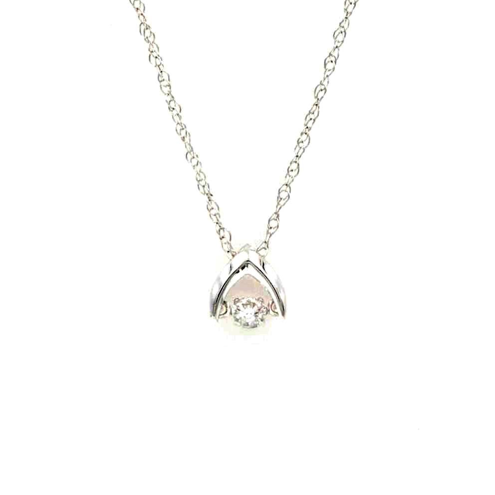 Dancing Diamond 0.12ct, 18" Chain | Blacy's Fine Jewelers