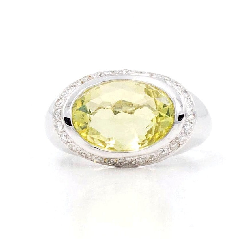 Light Green Quartz Ring | Blacy's Fine Jewelers