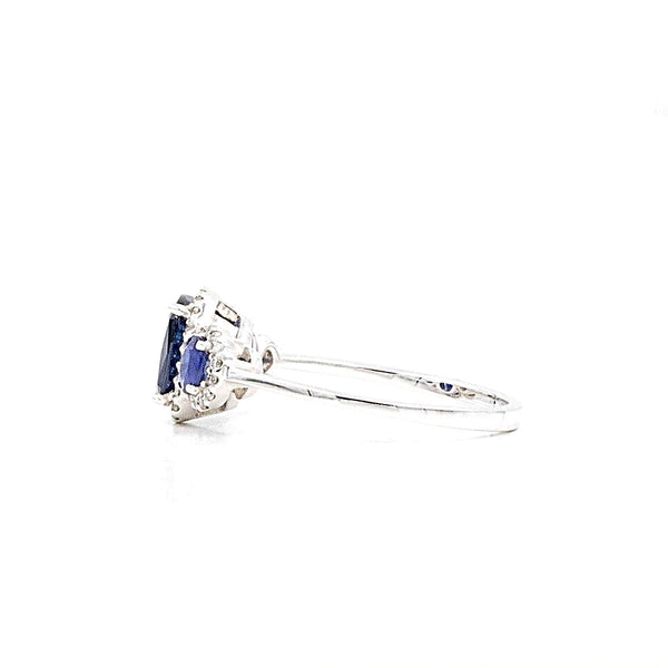 allison kaufman sapphire and diamond ring 14k white gold