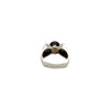 black south sea company cultured pearl and 0.12 cts tw diamond ring 18k white gold