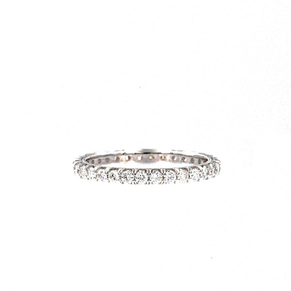 Christopher Designs White Gold Diamond Eternity 0.75ctw on 18K White Gold | Blacy's Fine Jewelers