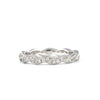 0.37ctw Christopher Designs Twisted Diamond Eternity Band, 18K White Gold | Blacy's Fine Jewelers