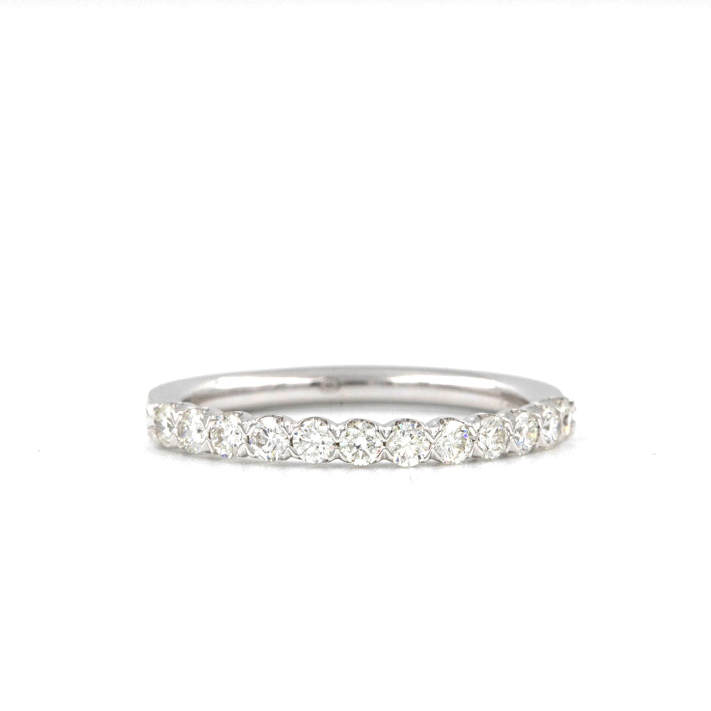 christopher designs crisscut® stackable diamond wedding band  0.55ctw 14k white gold