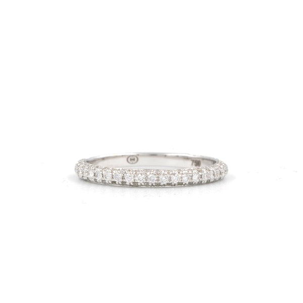 0.56t.w. Christopher Designs Diamond Wedding Band, Made with 18K W.G. | Blacy's Fine Jewelers