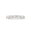 christopher designs crisscut® stackable diamond wedding band round brilliant cut diamonds 0.57 ctw 18k white gold
