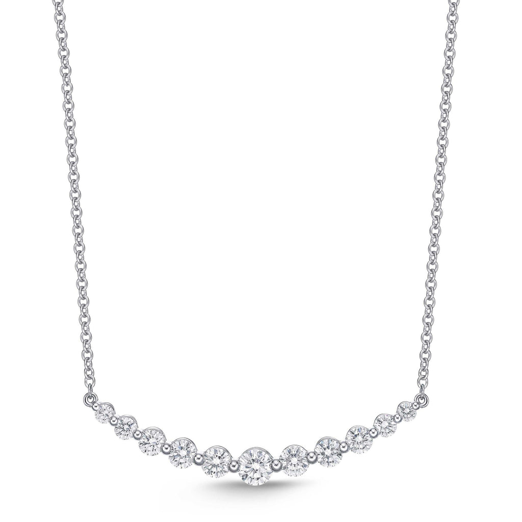 Memoire Diamond Classic Smile Necklace | Blacy's Fine Jewelers