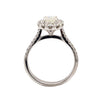 christopher designs l'amour crisscut®  halo diamond engagement ring 1.30 ctw 18 kt white gold. gia
