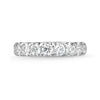 Memoire Odessa Half Eternity Diamond Platinum Band 9 Brilliant Round Diamonds equals to 1.53 ctw | Blacy's Fine Jewelers