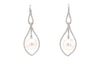 mastoloni diamond and white south sea cultured pearl drop earrings diamonds 0.77 ctw 18k white gold