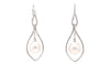 mastoloni diamond and white south sea cultured pearl drop earrings diamonds 0.77 ctw 18k white gold