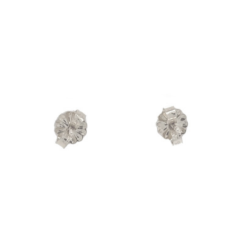 akoya aa white pearl studs earring 14k white gold 7 mm