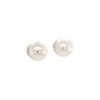 akoya aa white pearl studs earring 14k white gold 7 mm