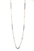 A. Link Adjustable 36” Diamond Necklace Chain, 18K Two Tone Gold with 41 Round Diamonds | Blacy's Fine Jewelers