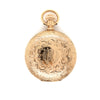 antique a. w waltham diamond 40 mm pocket watch hand engraved in 14 kt rose gold