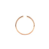 open round brilliant cut diamond stackable band 0.25 ctw 14k rose gold