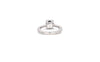asba collection pave 4 prong round diamond semi mounting 14 kt white gold 0.44 ct t.w.