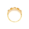 heart motif stackable diamond band in 14 karat yellow gold  0.15 cts tw