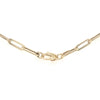 paper clip 14 kt yellow gold by royal chain necklace 18 " long and 14 mm x 2 mm