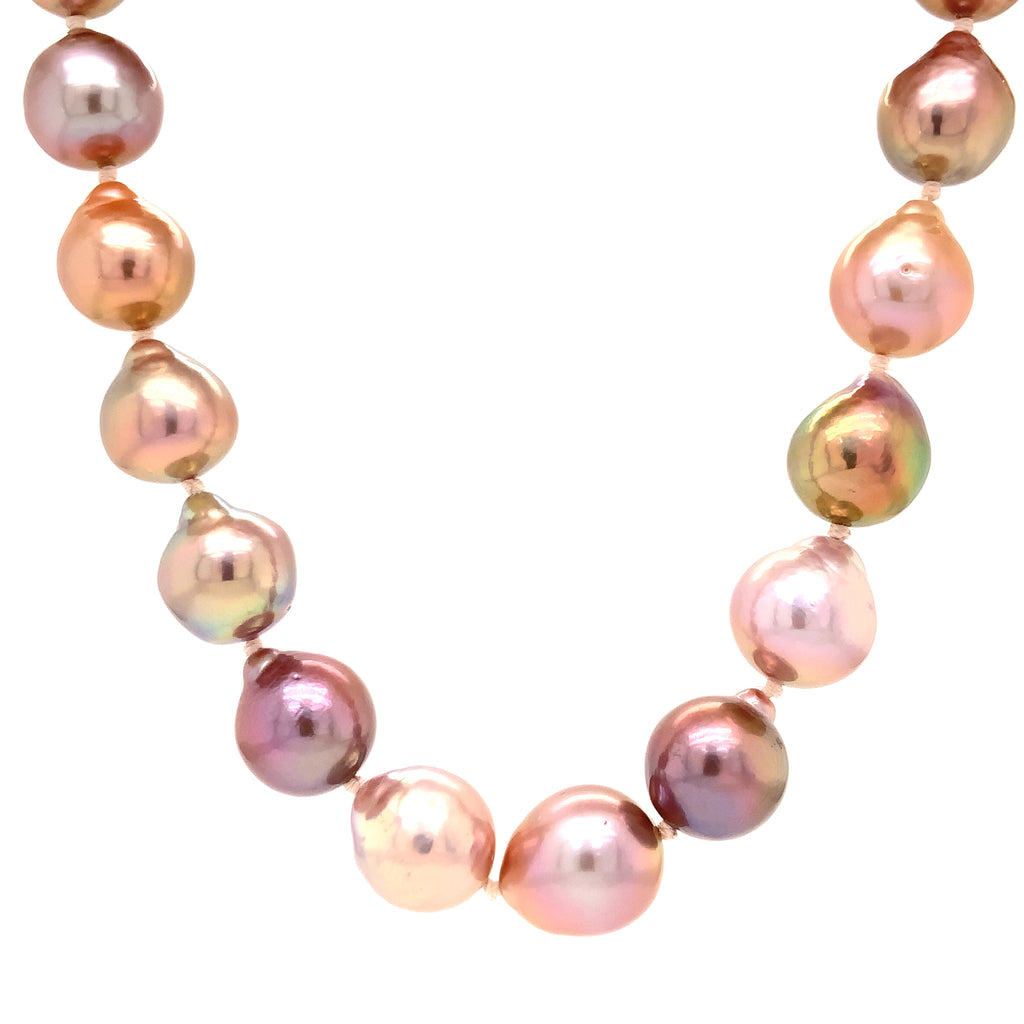 Pink Pearl Necklace - Fleur Jewellery