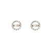diamond jacket earrings 0.15 cts 14k white gold