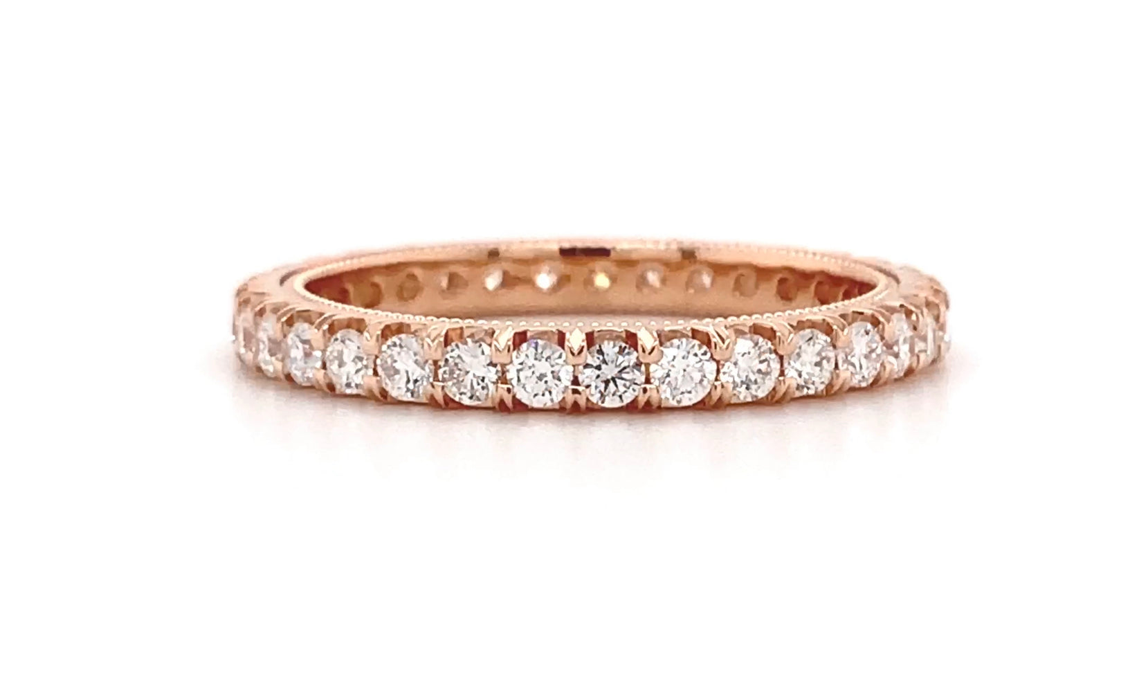 Christopher Designs Stackable Diamond Eternity Wedding Band 0.78 ctw.1 ...