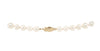 cultured akoya pearl necklace 6.5 mm round 16 inches long 14 kt yellow gold clasp