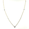 A. Link Diamond Chain Necklace 57 Diamonds equals 1.35ctw 18K 2 Tone Gold | Blacy's Fine Jewelers