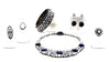 blue sapphire 9.70 ctw, diamond 0.80 ctw and moonstone 6.15 ctw pierced drop earrings