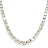 graduated diamond riveria tennis necklace 20 carats t.w. set in 14 kt white gold