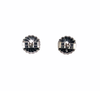 ideal cut diamond solitaire martini post earrings 4.05 ct’s tw. e -f in color si 2 in clarity set in 14 kt white gold
