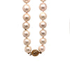 natural south sea pearl necklace 9-9.5mm 18k yellow gold