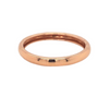 classic stackable wedding band 18k rose gold 1.5mm