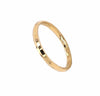 knife-edge stackable wedding band 18k yellow gold 2mm wide